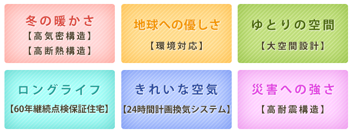 ゆとりを生む6つの性能